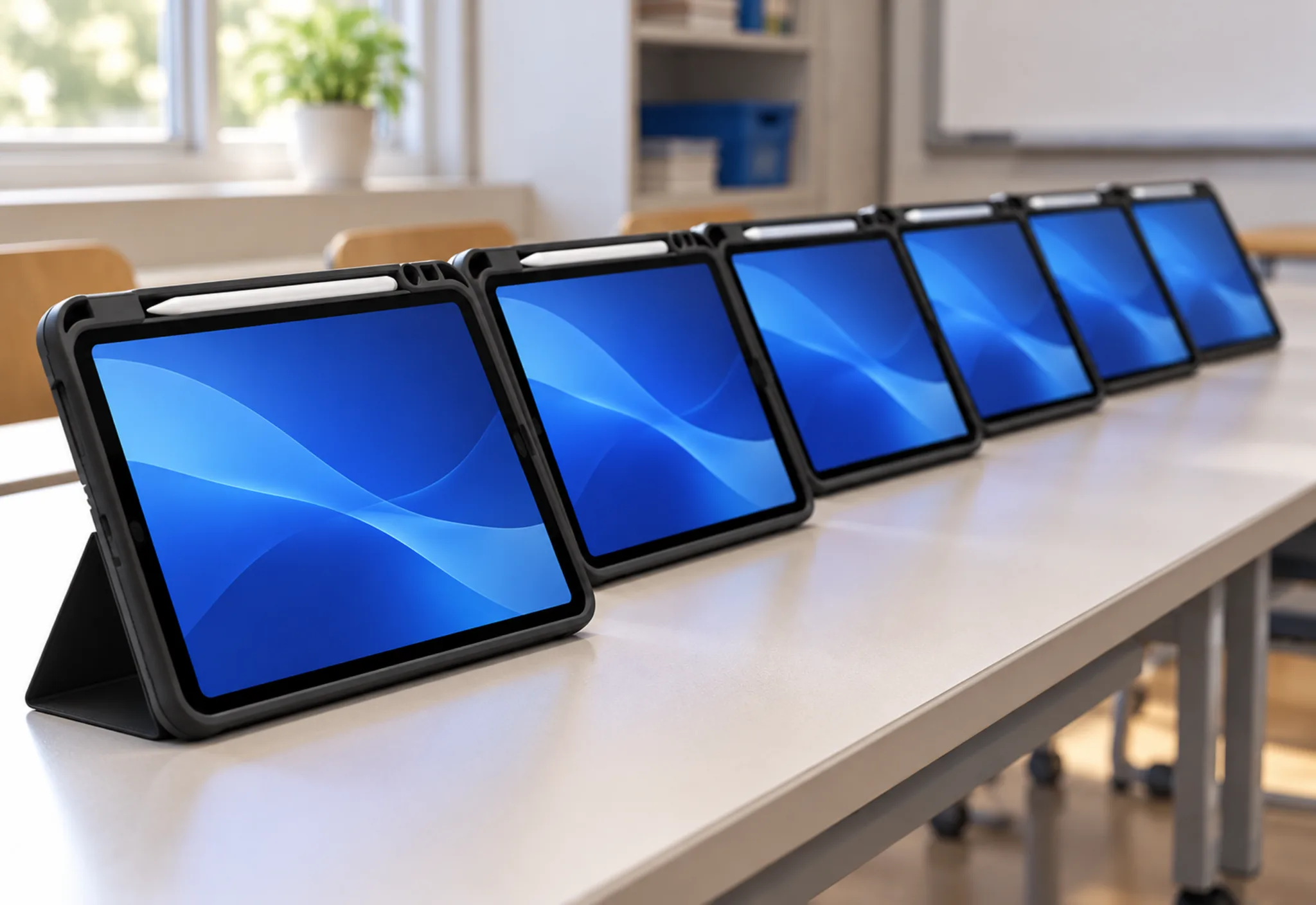 Klassensatz vorbereiteter Tablets